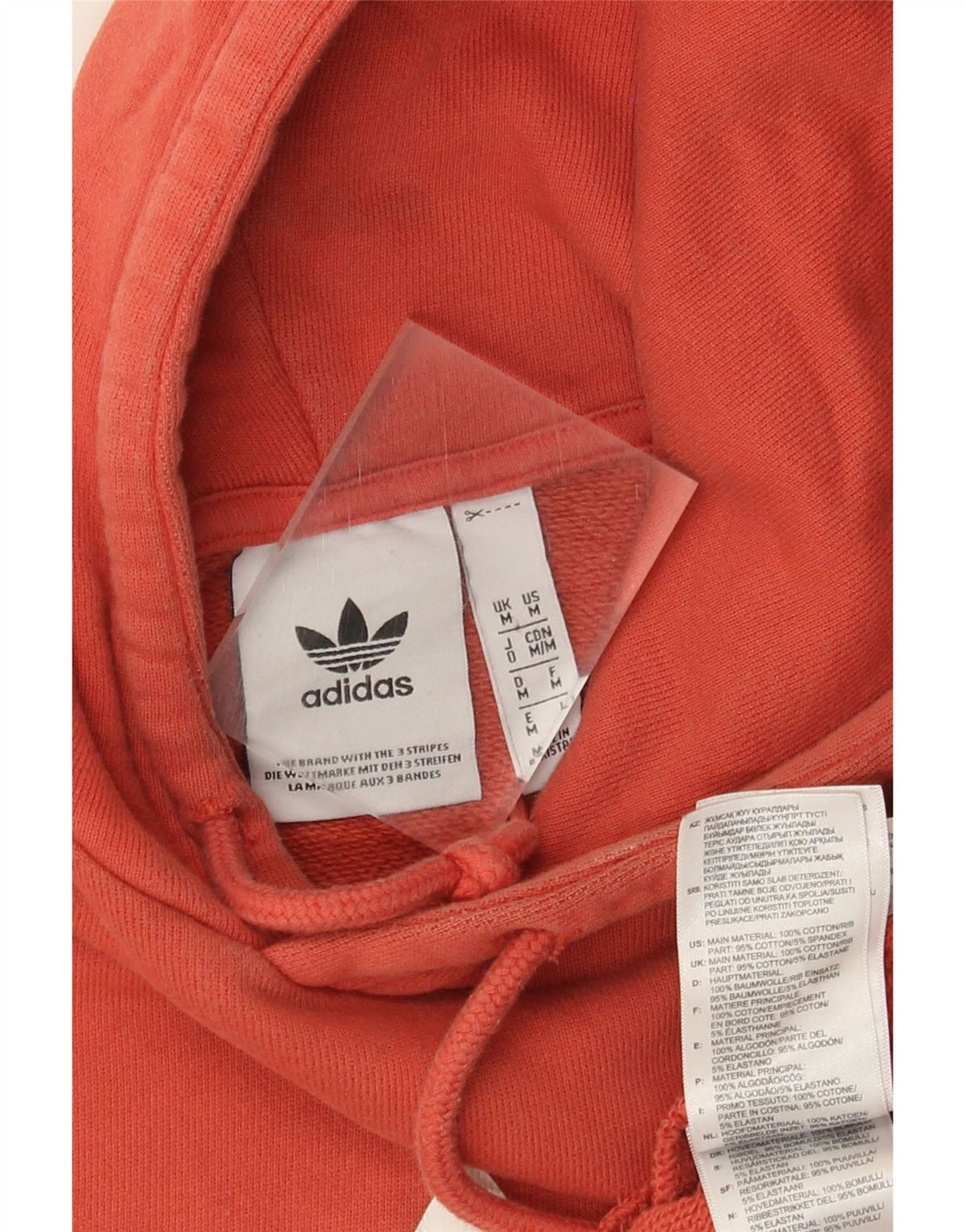 Adidas Herren Graphic Hoodie Pullover Mittelrote Baumwolle