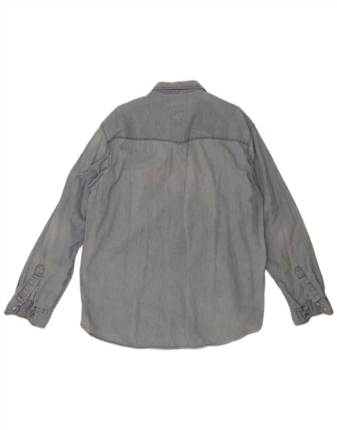 Rifle Herren-Jeanshemd XL aus blauer Baumwolle