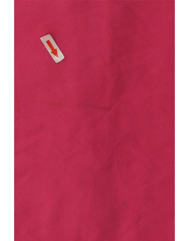 Zara Damen-Oversize-Hemdbluse, Gr. 10, kleine rosa Viskose