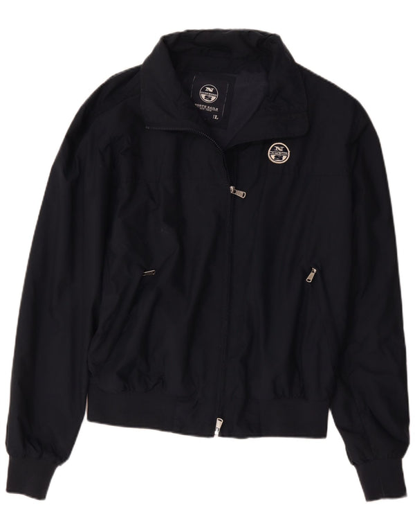 North Sails Damen Bomberjacke UK 16 Large Marineblau Polyamid