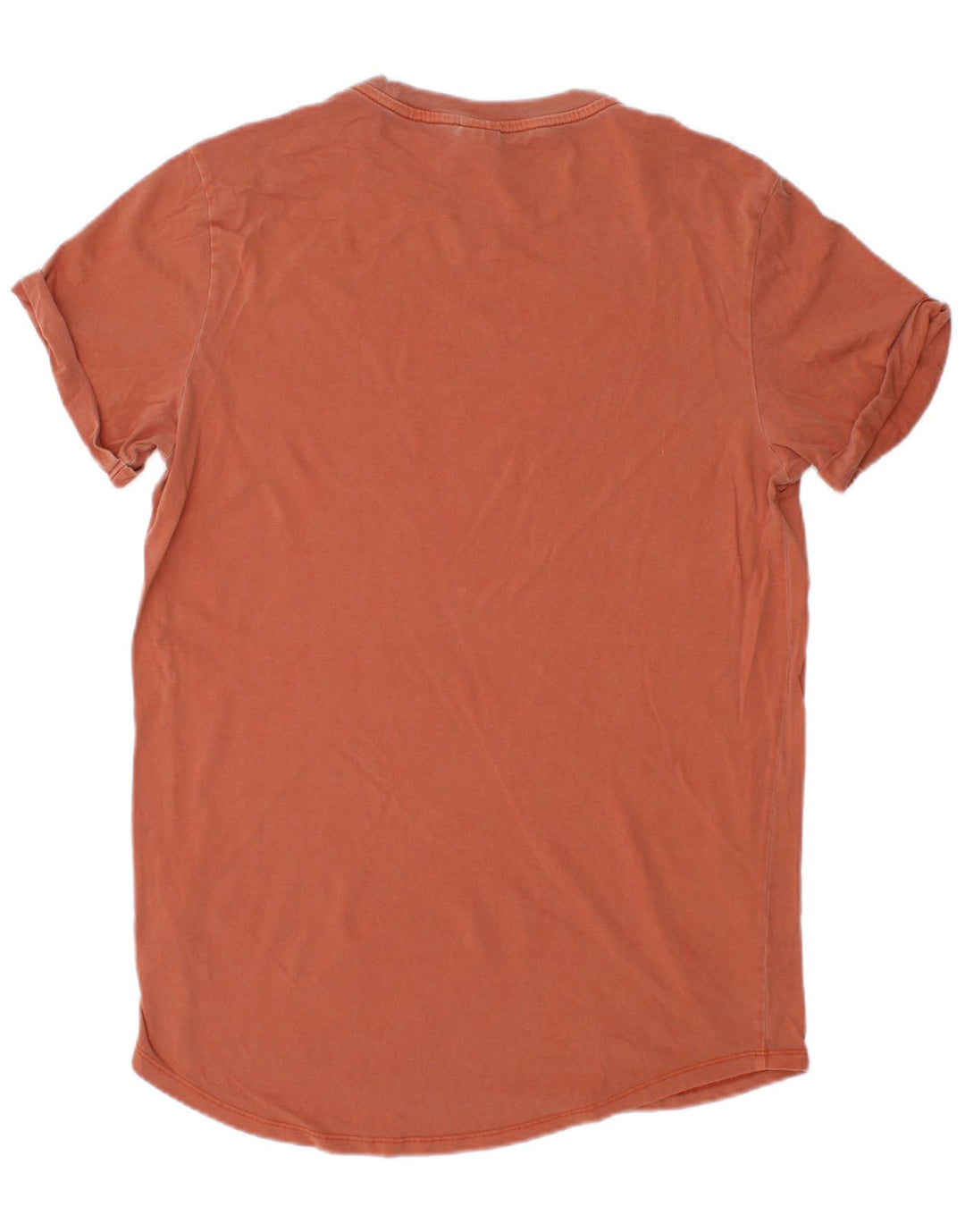 G-STAR Mens T-Shirt Top Medium Maroon Cotton
