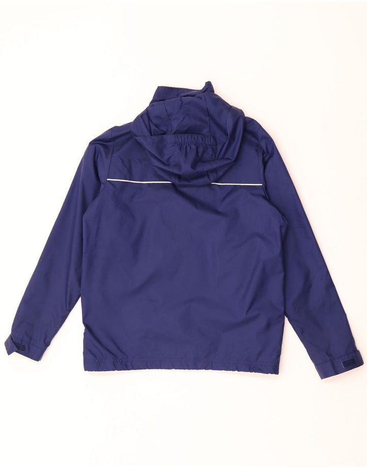 Adidas Regenjacke mit Kapuze für Jungen, 11–12 Jahre, marineblaues Nylon