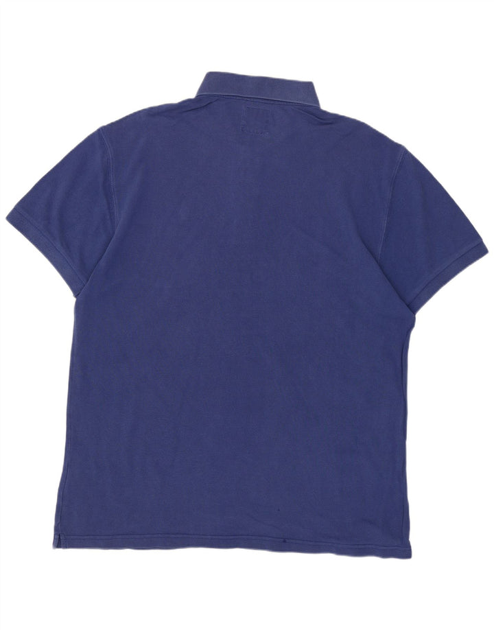 MARLBORO CLASSICS Herren Poloshirt XL Marineblau Baumwolle