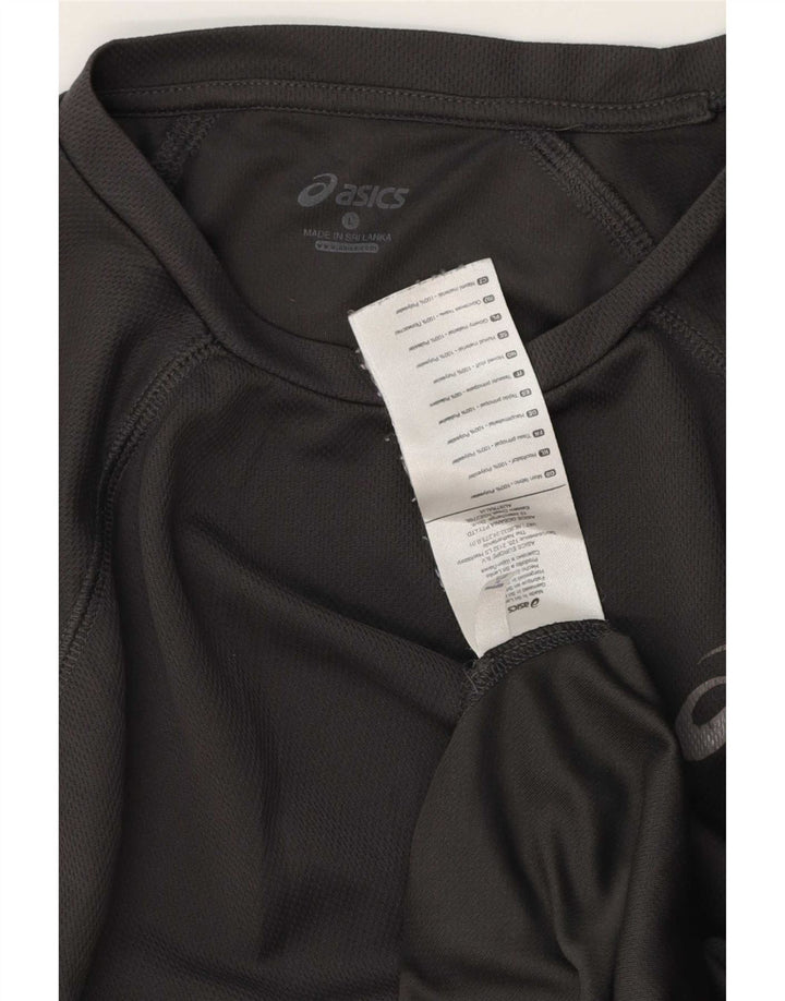 Asics Herren T-Shirt Top Large Grau Polyester