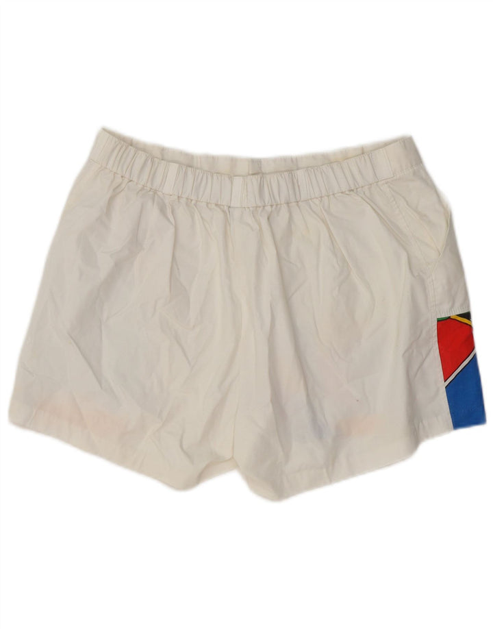 TRIGEMA Herren Chino-Shorts IT 52 XL W36 Weiße geometrische Baumwolle