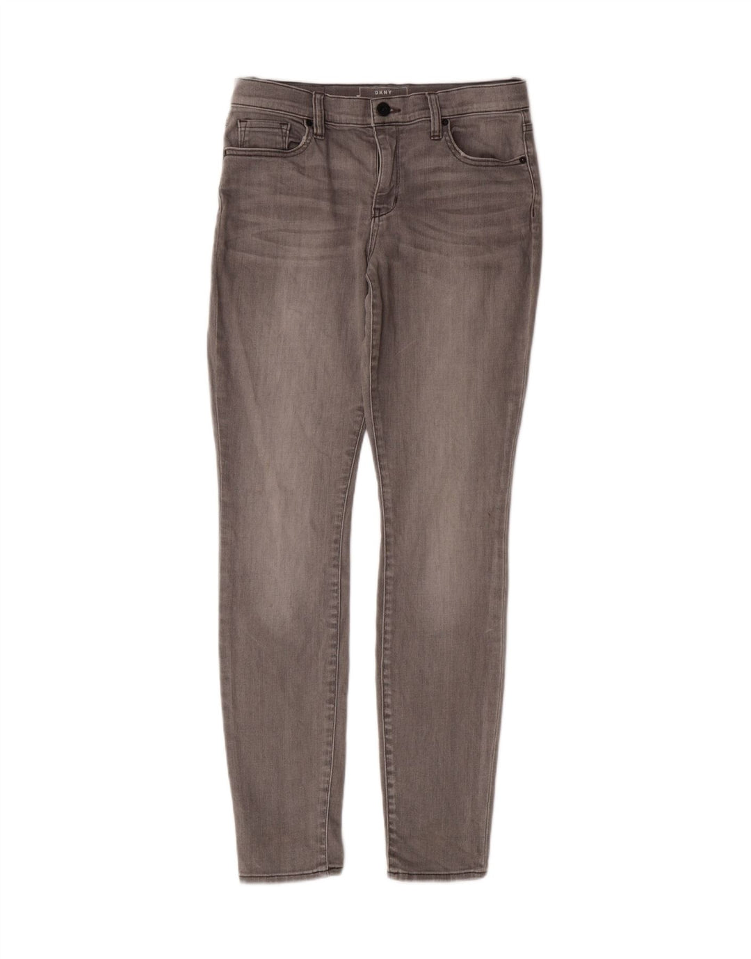 DKNY Womens Skinny Jeans US 6 Medium W28 L30 Grey Cotton Vintage Dkny and Second-Hand Dkny from Messina Hembry 