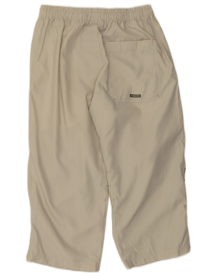 Quiksilver Herren Capri-Trainingshose mit Grafik, Größe S, Beige, Polyester