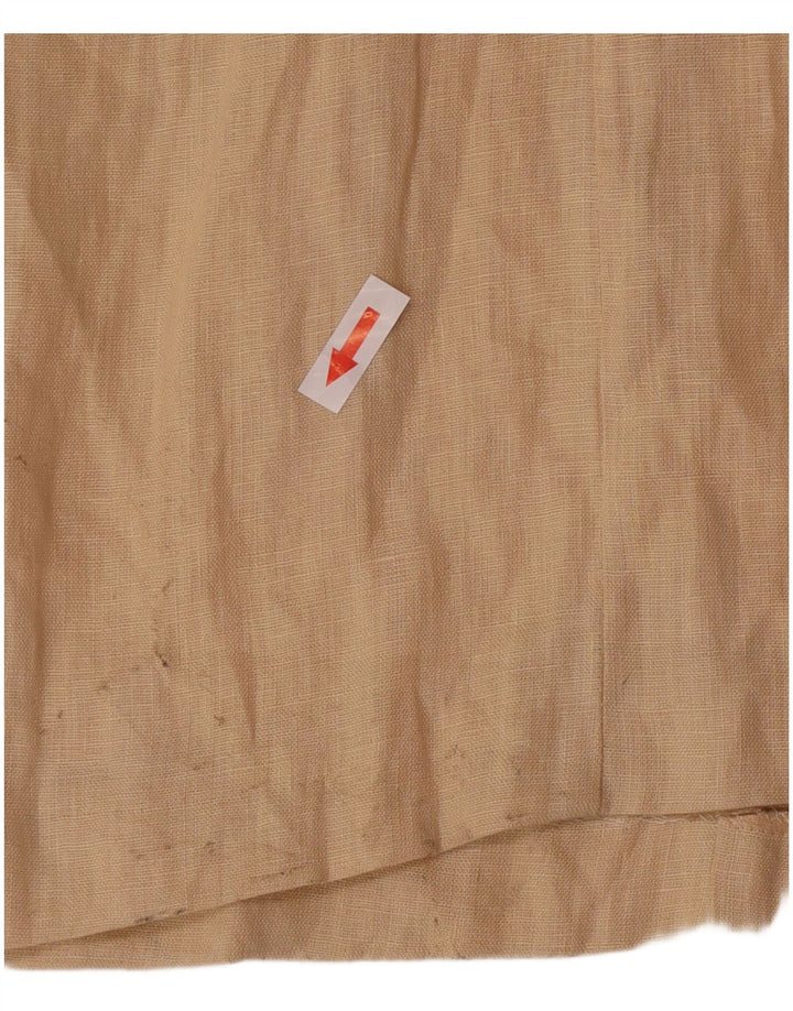 Planet Damen Slip-Kleid UK 12 Medium Beige Leinen