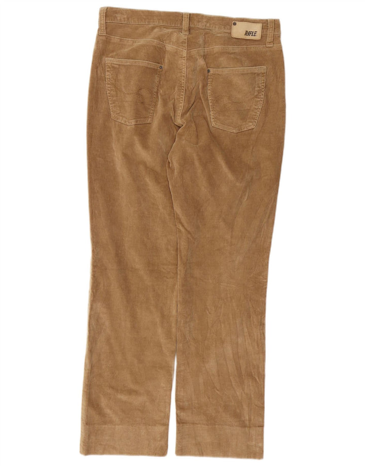 RIFLE Gerade Cordhose für Damen W31 L28 Beige Baumwolle