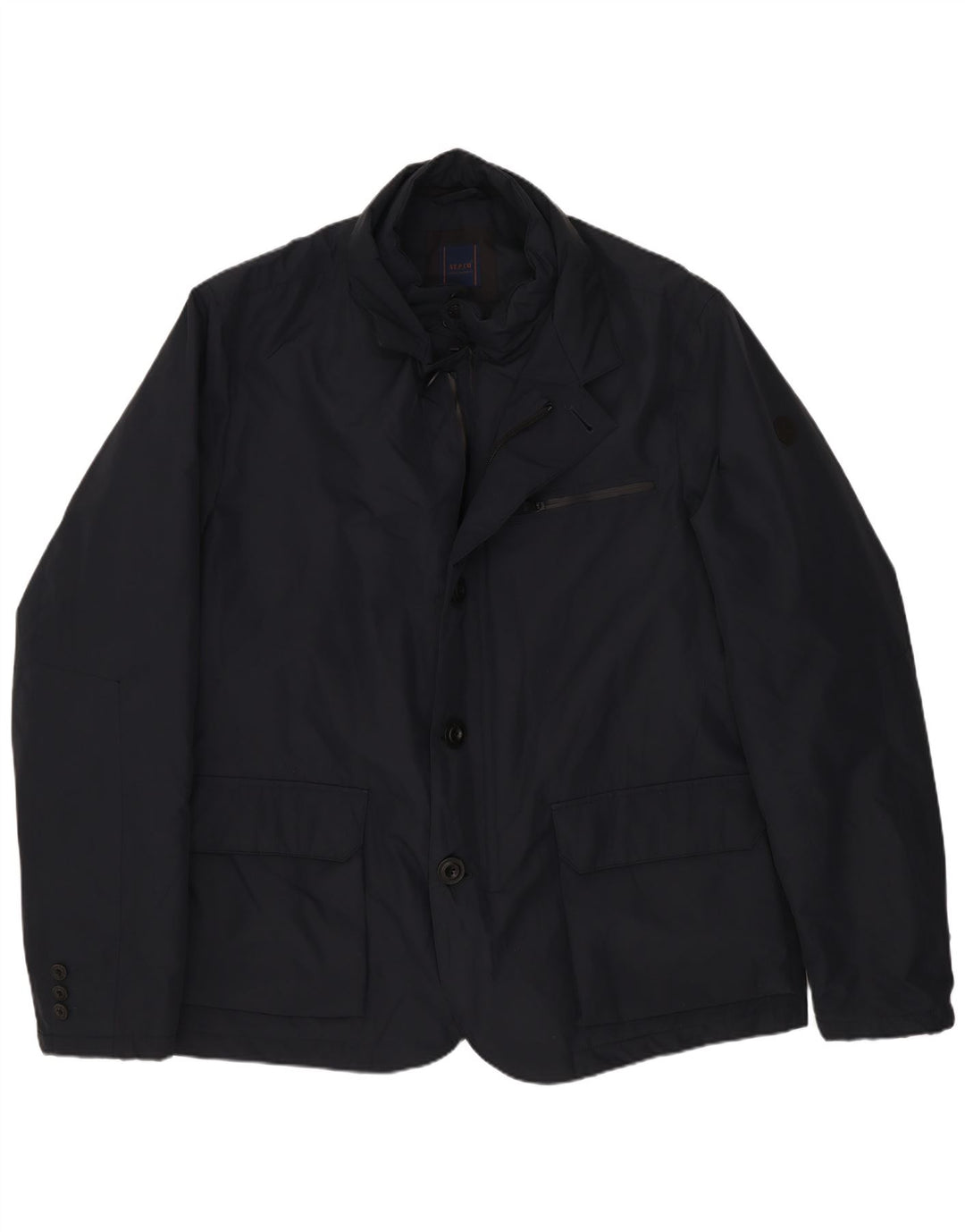 AT.P.CO Herren-Blazer mit 3 Knöpfen, UK 44, 2XL, Marineblau, Polyester