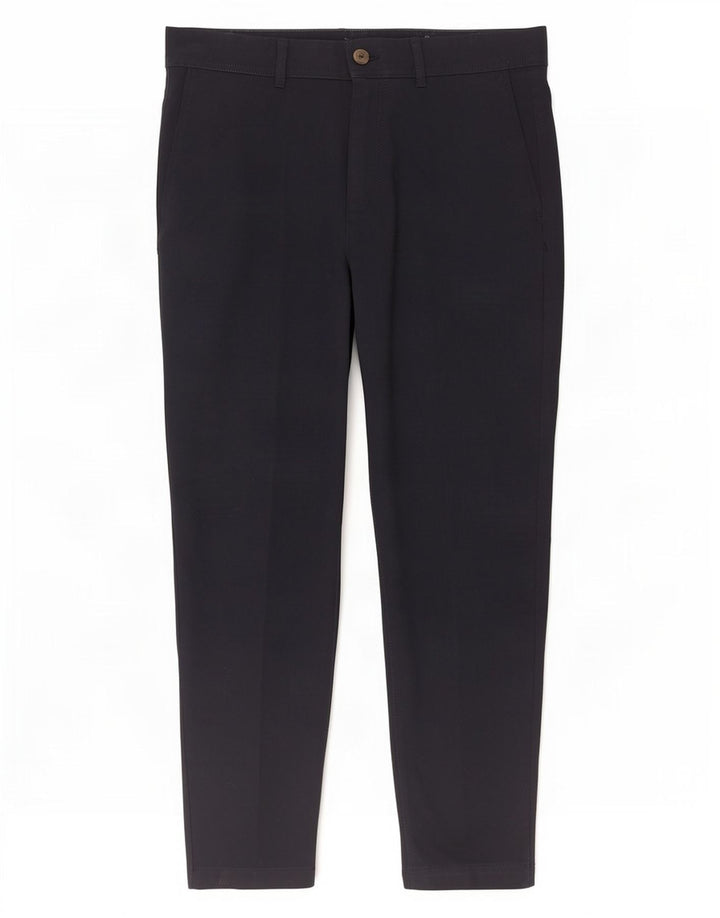 Zara Slim-Anzughose für Herren, EU 44, Größe L, W34, L28, Marineblau, Polyester