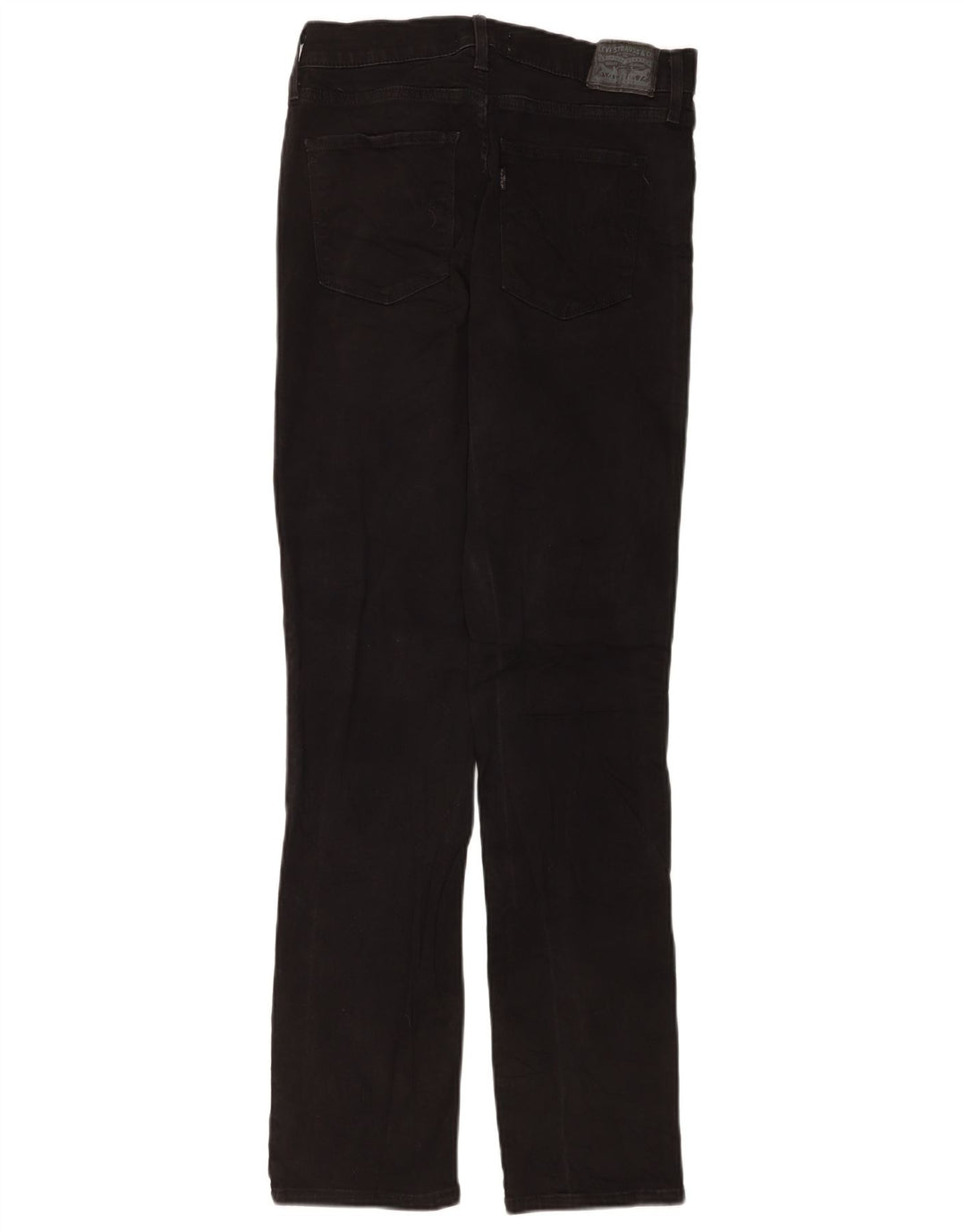 Levi's Damen 724 High Rise Straight Jeans W31 L31 Schwarz
