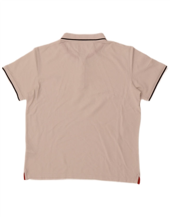 Guess Herren-Poloshirt aus mittelweißer Baumwolle
