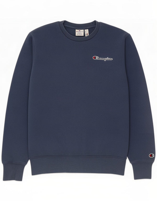 Champion Mens Sweatshirt Jumper Small Navy Blue