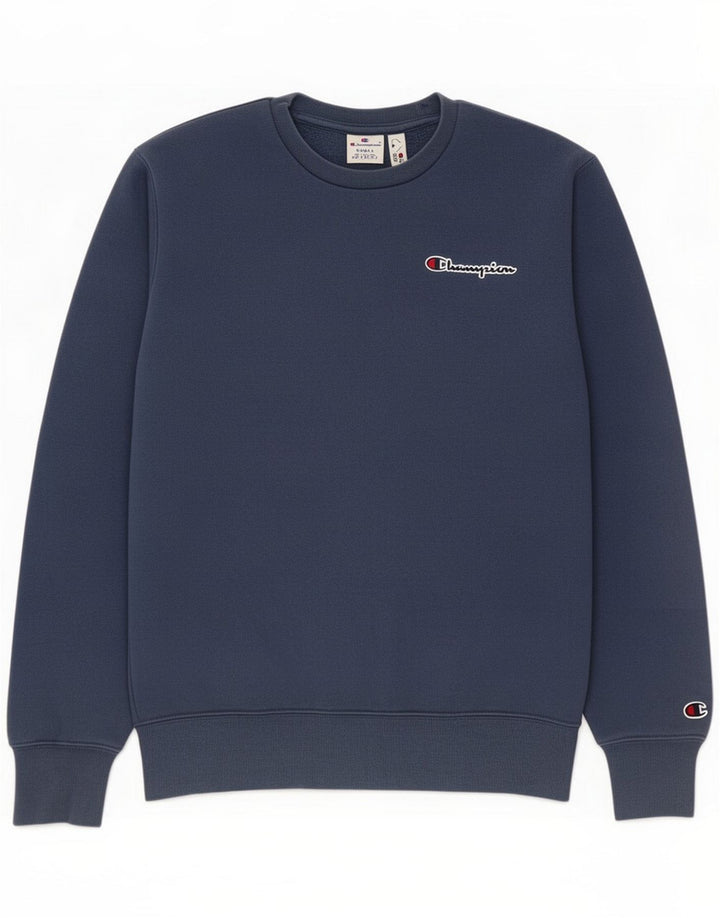 Champion Herren Sweatshirt Pullover Small Navy Blue