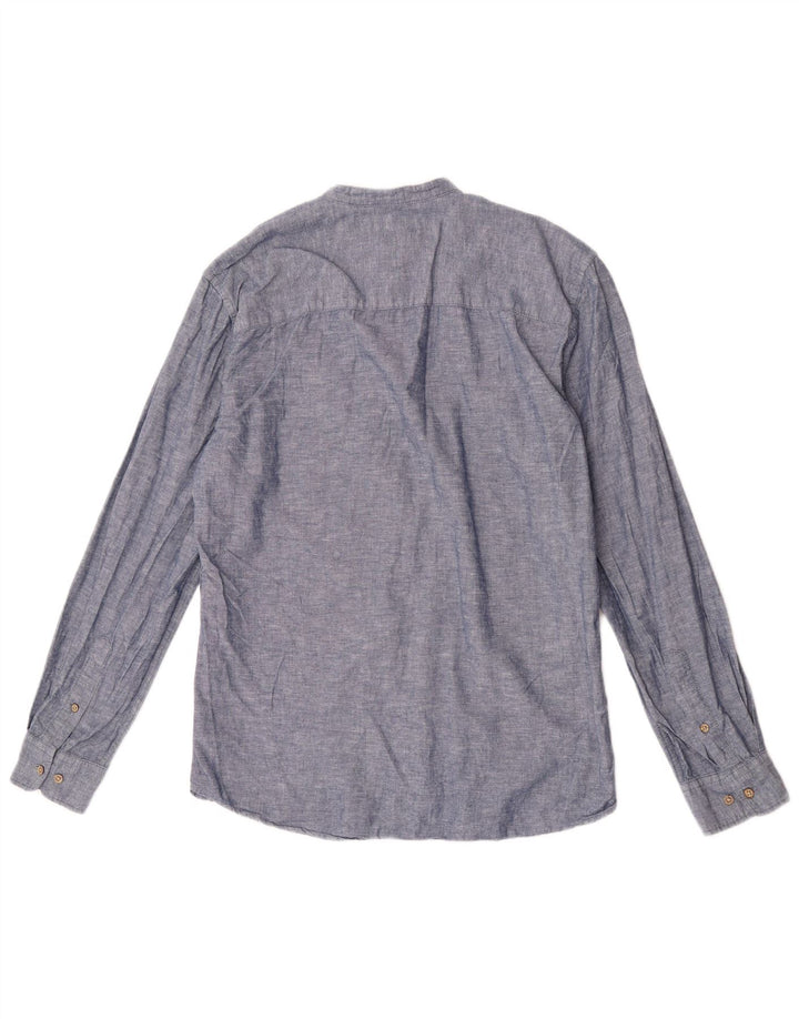 Jack & Jones Herren Premium Slim Pullover Hemd Mittelblau meliert