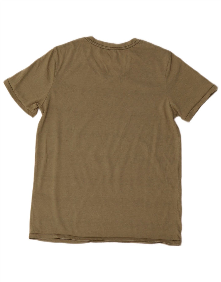 Armani Exchange Herren-T-Shirt mit Grafik, mittlere Khaki-Baumwolle