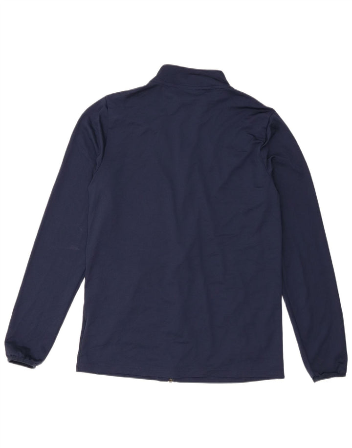 Nike Herren-Dri-Fit-Trainingsanzug-Oberteil, große Jacke aus marineblauem Polyester