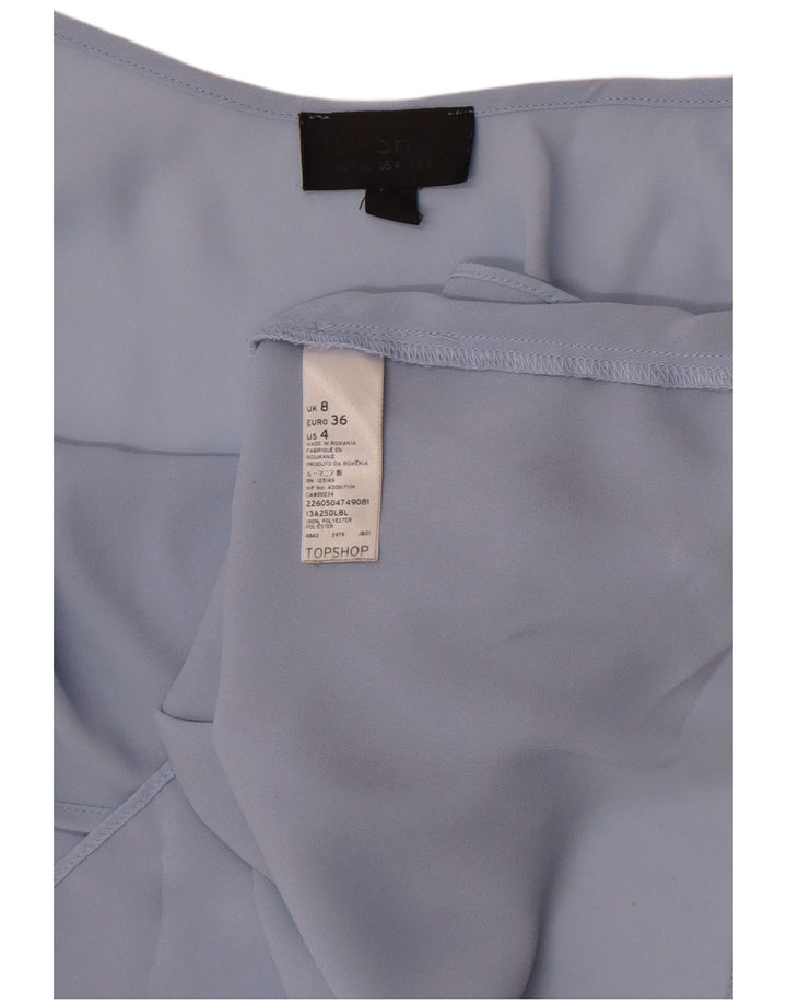 Topshop Damen-Cami-Top in Übergröße, Größe S, Blau, Polyester