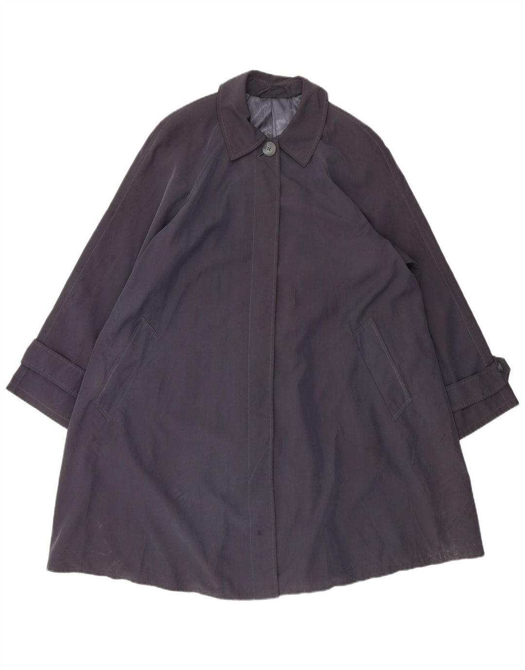 Marks & Spencer Damen-Trenchcoat in Übergröße, Gr. 10, Marineblau, Modal