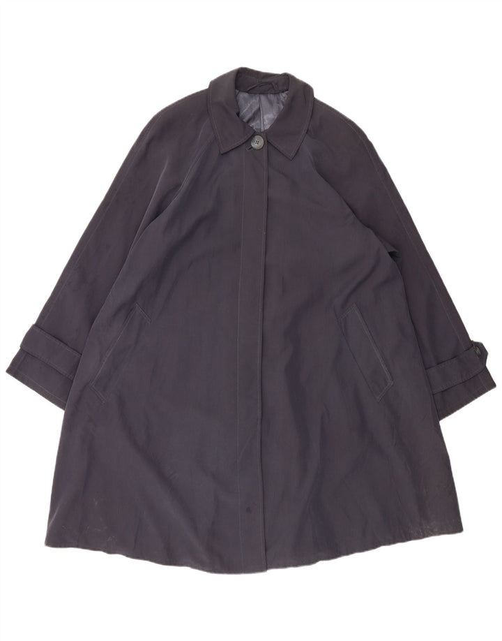Marks & Spencer Damen-Trenchcoat in Übergröße, Gr. 10, Marineblau, Modal