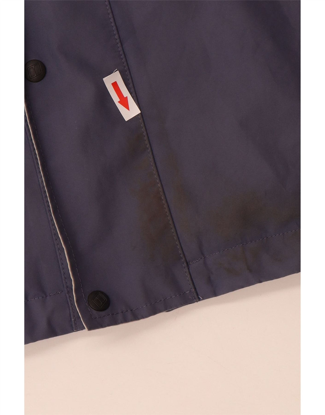 BERGHAUS Jungen-Windbreaker-Mantel mit Kapuze, 15–16 Jahre, marineblaues Nylon