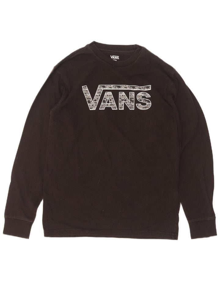 Vans Herren Graphic Top Langarm Small Schwarz Baumwolle