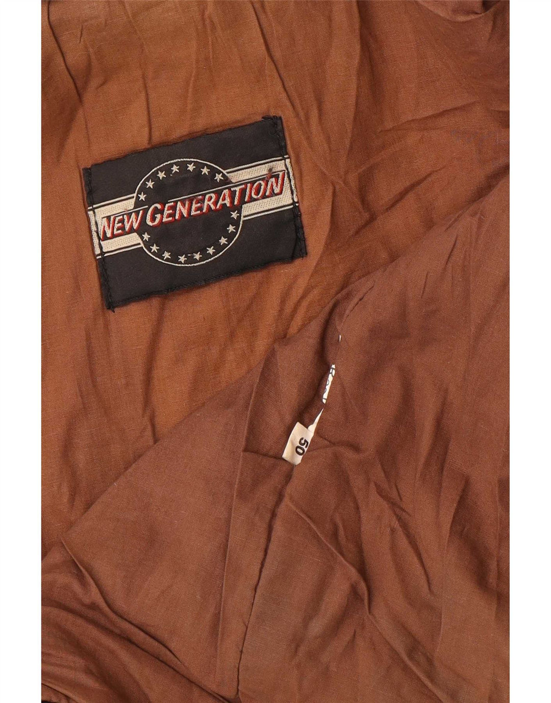 Vintage Herren Lederjacke IT 50 Large Schwarz