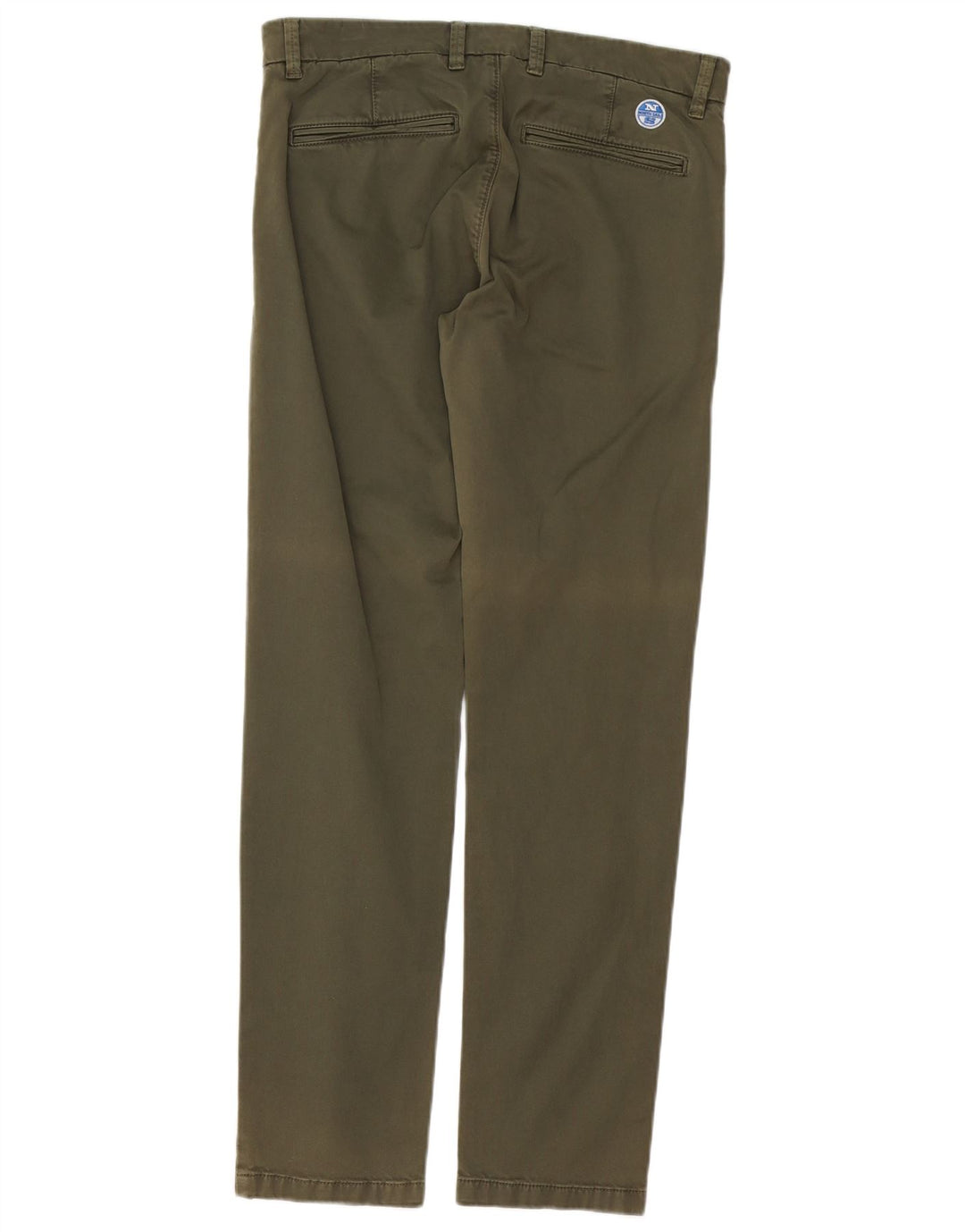 NORTH SAILS Gerade Chino-Hose für Herren, W30, L32, grüne Baumwolle