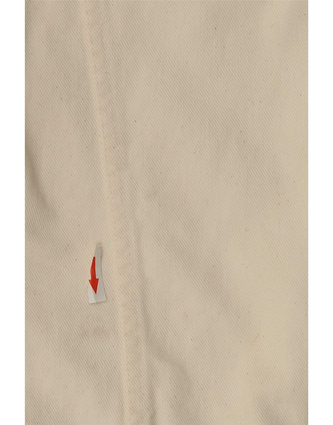 Vintage Damen Jeansjacke UK 20 2XL Off White Baumwolle