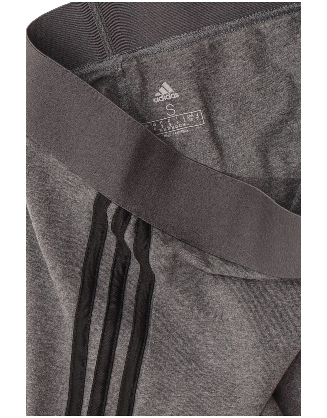 Adidas Damen Leggings UK 8/10 Small Grau