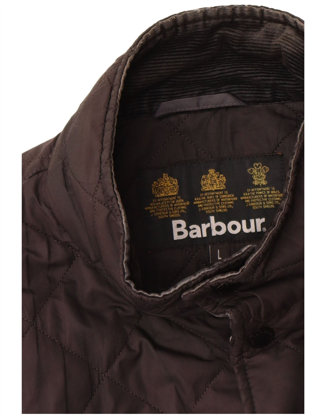 Barbour Herren Steppjacke UK 40 Large Schwarz