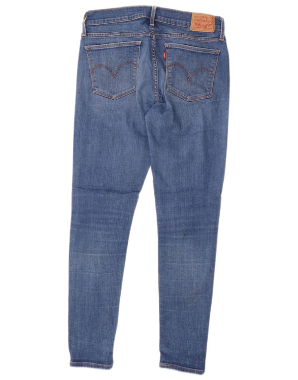 Levi's Damen 710 Super Skinny Jeans W29 L28 Blaue Baumwolle