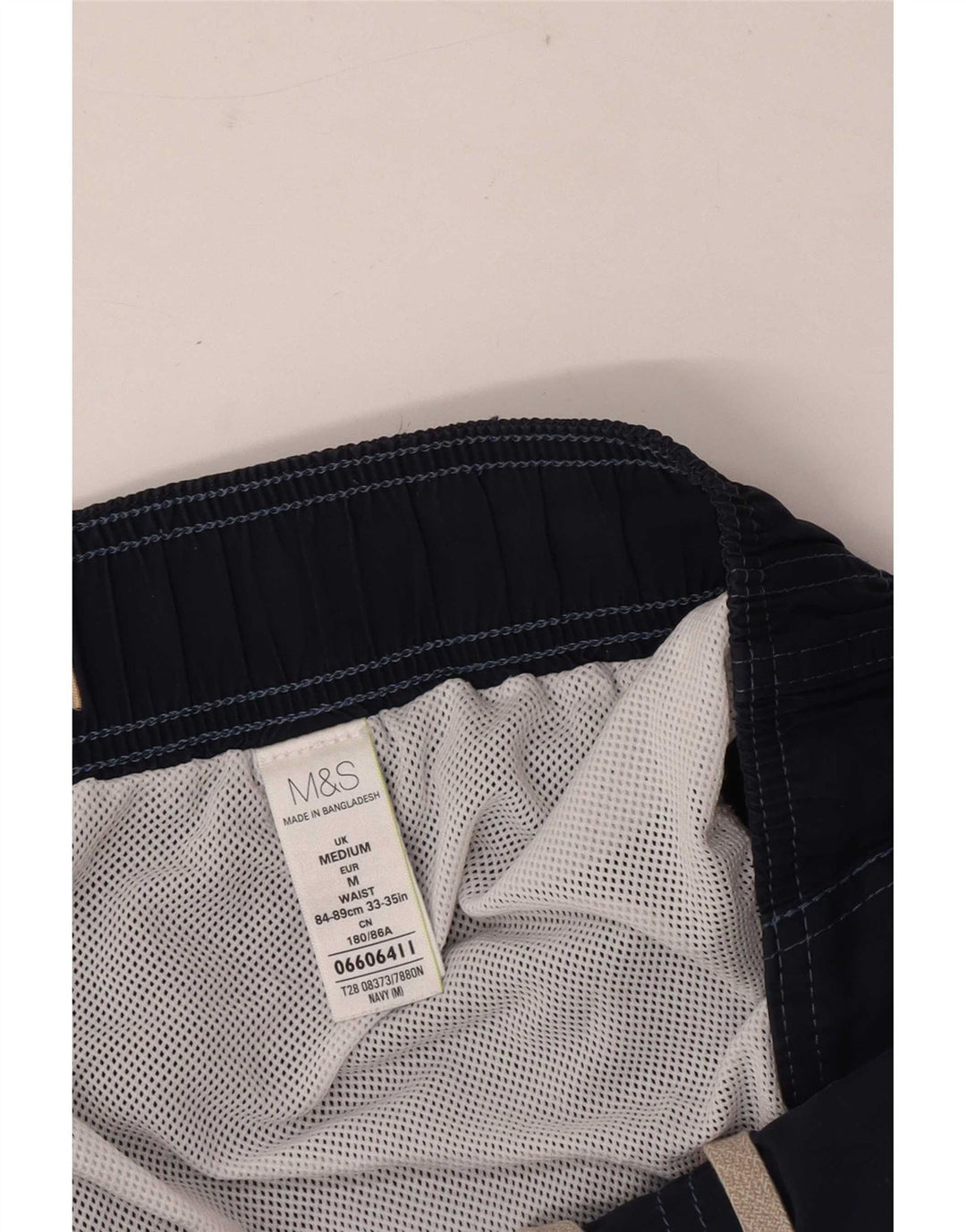 Marks & Spencer Herren Cargo-Badeshorts aus mittelblauer Baumwolle