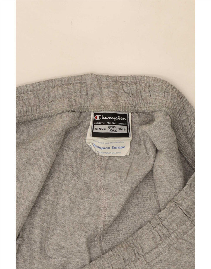 Champion Herren-Sportshorts XL aus grau gefleckter Baumwolle