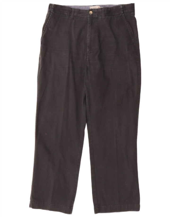 Marks & Spencer Herren-Chinohose, normal, W34, L29, Marineblau, Baumwolle