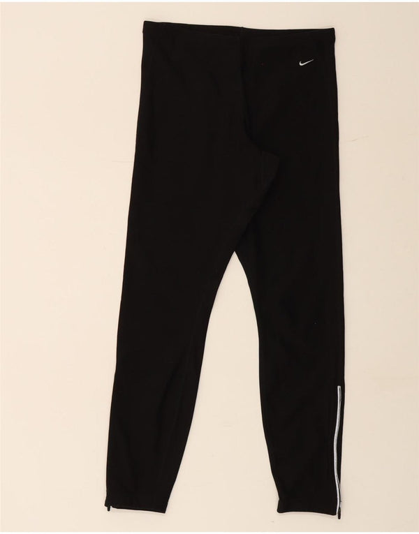 Nike Damen Leggings UK 14/16 Large Schwarz Polyester