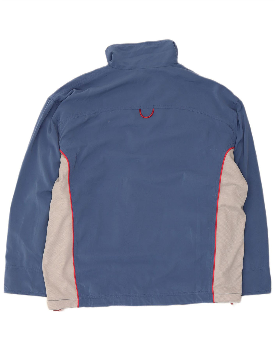 Lotto Herren-Trainingsanzug-Top-Jacke aus mittelblauem Colourblock-Polyester