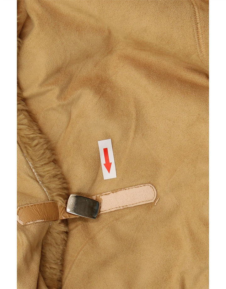 Basic Damen Sherpa Jacke UK 18 XL Beige