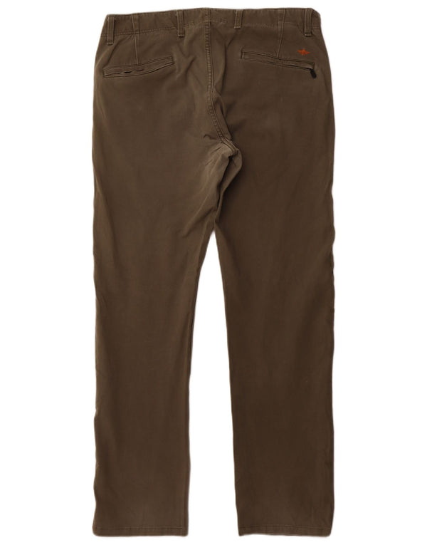 DOCKERS Slim Chino-Hose für Herren, W34, L32, Khaki, Baumwolle