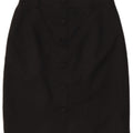 Vintage Damen Bleistiftrock Klein W26 Schwarz Polyester