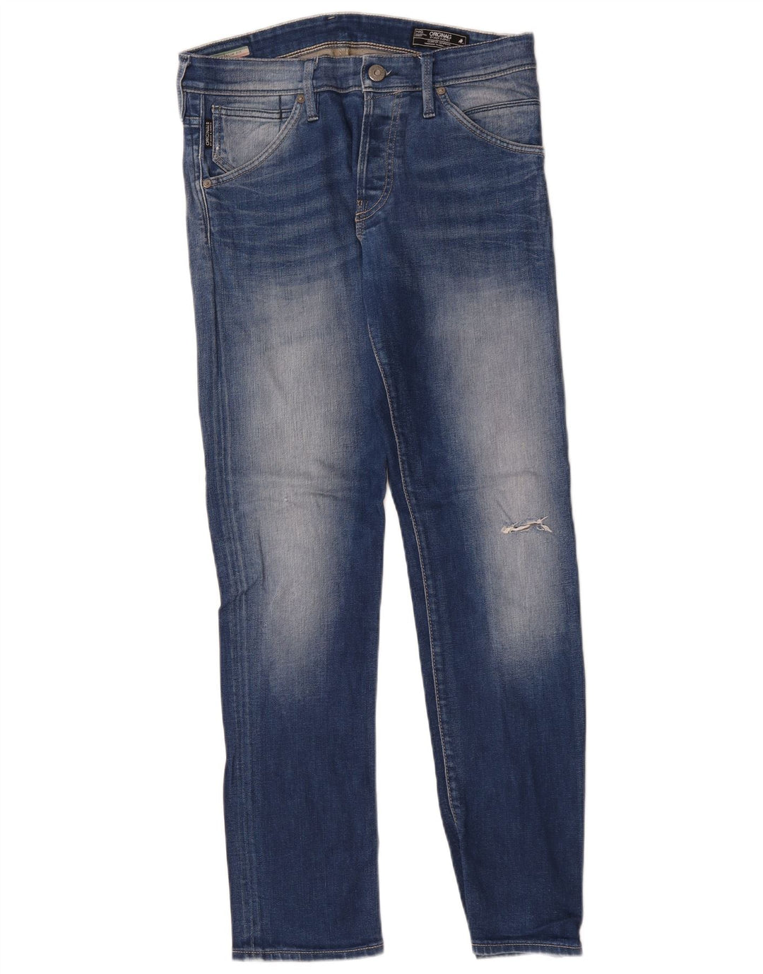 Jack & Jones Herren Slim Jeans W32 L32 Blaue Baumwolle