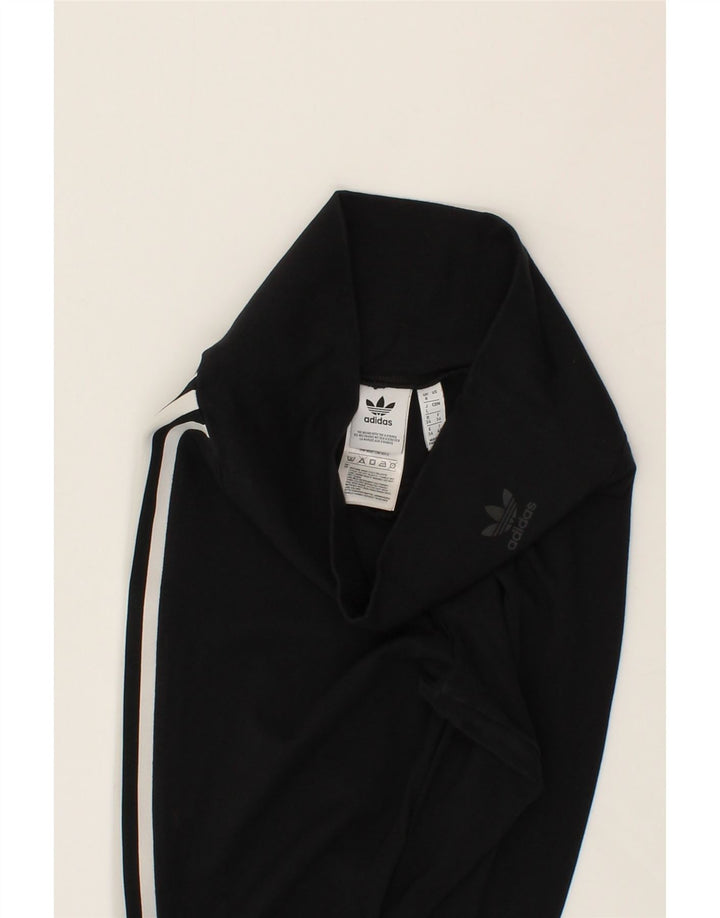 ADIDAS Womens Leggings UK 8 Small  Black Cotton Vintage Adidas and Second-Hand Adidas from Messina Hembry 