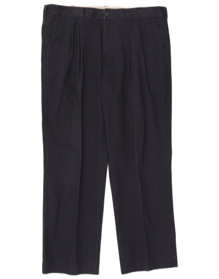 Marks & Spencer Herren Blue Harbor Pegged Chinohose W38 L31 Marineblau