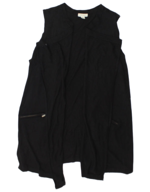 Marks & Spencer Damen Longline-Cardigan-Pullover UK 14 Medium Schwarz