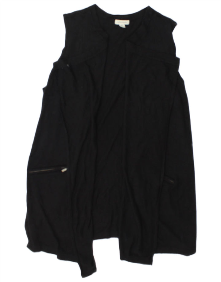 Marks & Spencer Damen Longline-Cardigan-Pullover UK 14 Medium Schwarz