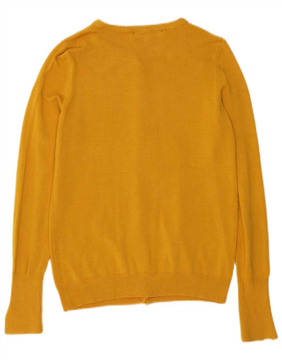 ZARA Damen-Cardigan-Pullover UK 10 Small Gelb