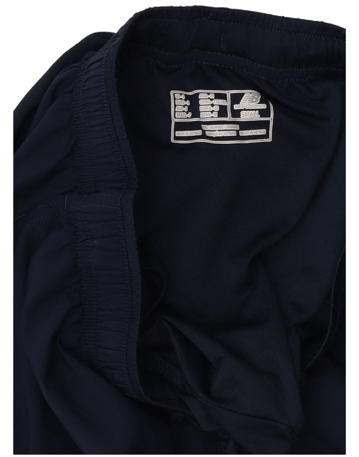 New Balance Herren-Sportshorts, klein, marineblaues Polyester