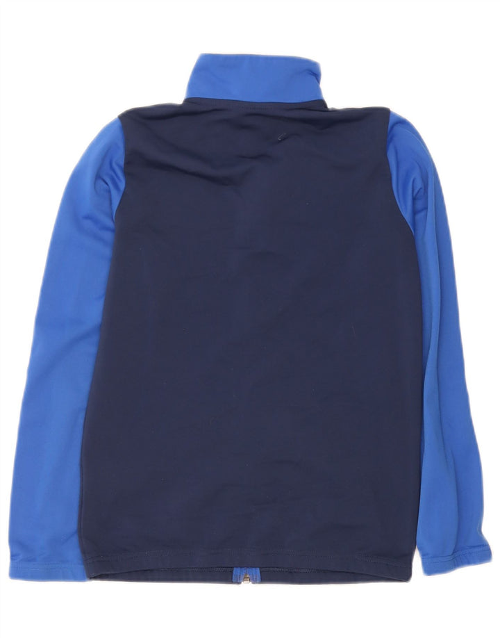 Nike Jungen-Trainingsanzug-Top-Jacke, 12–13 Jahre, groß, Marineblau, Farbblock