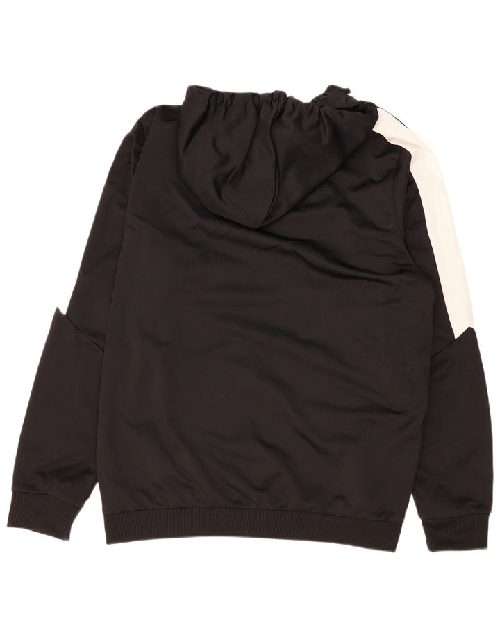 Puma Herren-Kapuzenpullover mit Reißverschluss, XL, Schwarz, Colourblock-Polyester